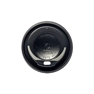 easipac Black Hot Cup Lid - PS